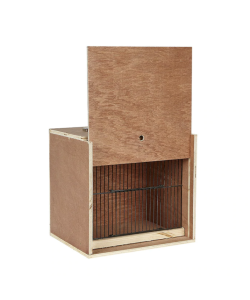 Small Bird Wooden Carry Box Travel Cage